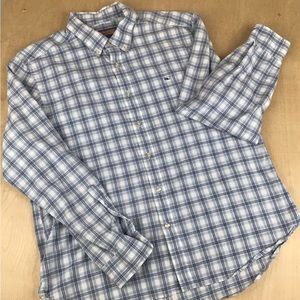 Vineyard Vines Collegiate Shirt Shep & Ian Mens Plaid Long Sleeve Large Shirt